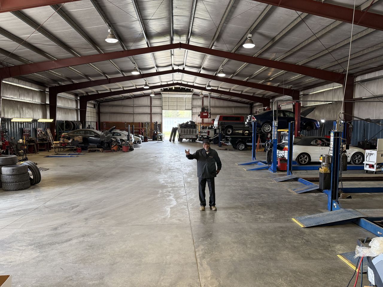 Inside the Blackhorse Automotive service bay